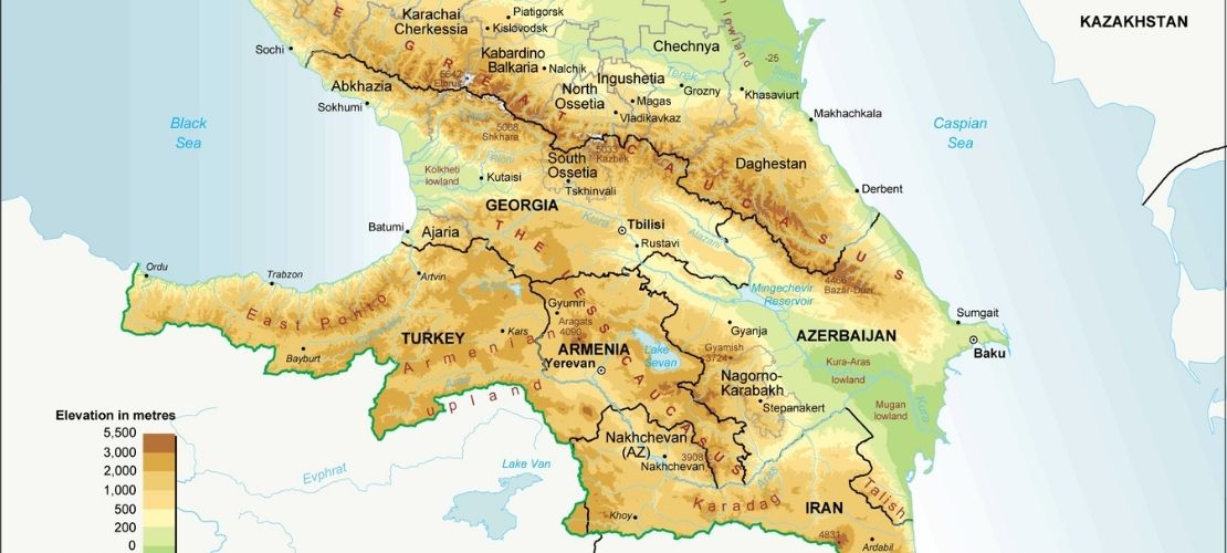 Geography of Caucasia – Kavkaz